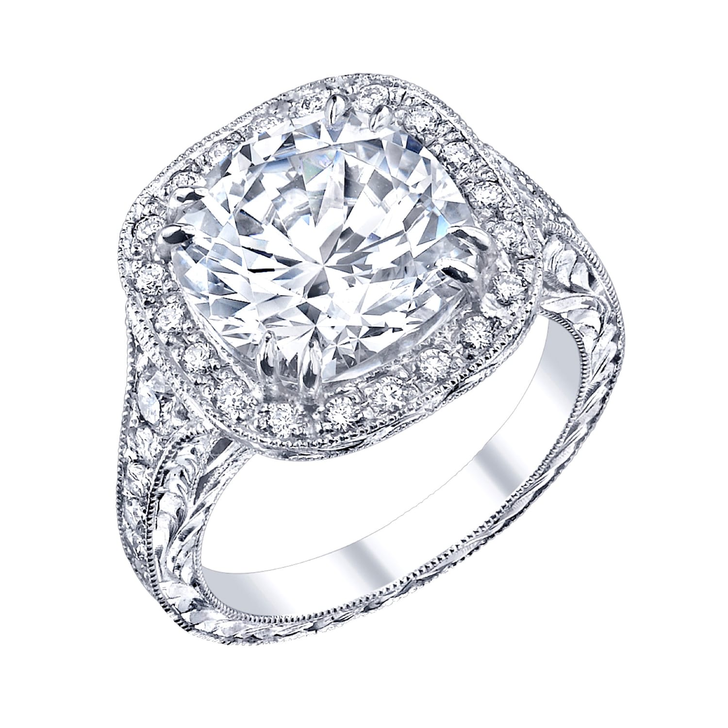 2.50 ct D / VVS2 Emerald Cut