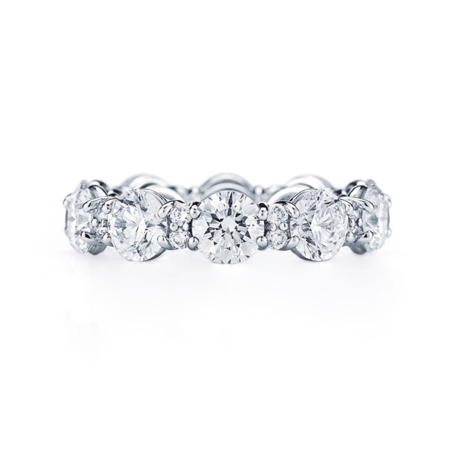 Round Brilliant Eternity Band — 5.00 ct tw