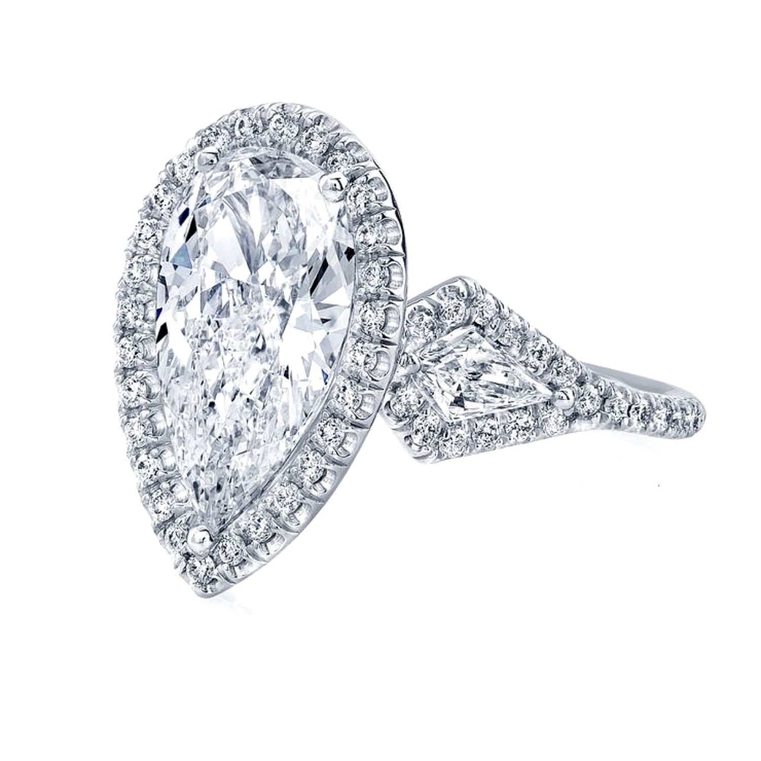 Pear Toi-et-Moi Ring — 2.80 ct tw